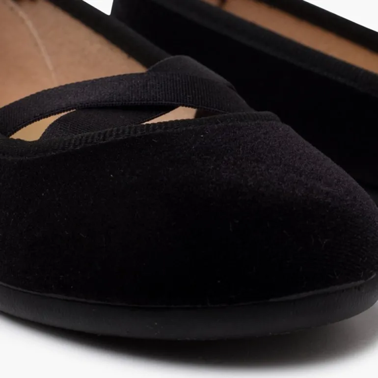 Menina Pisamonas Sabrinas Veludo Tipo Ballet