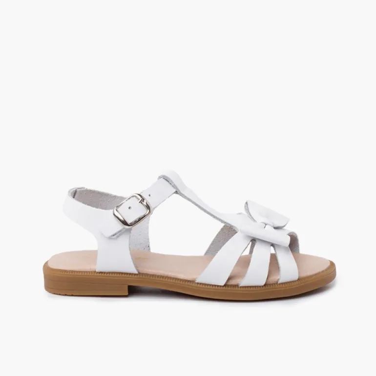 Menina Pisamonas Sandalia Pele Menina Laco Fecho Fivela