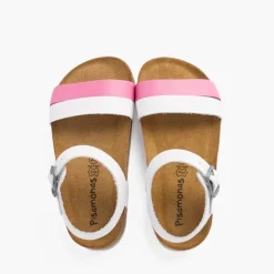 Menina Pisamonas Sandalia Tiras Bicolor Sola Bio Ergonomica