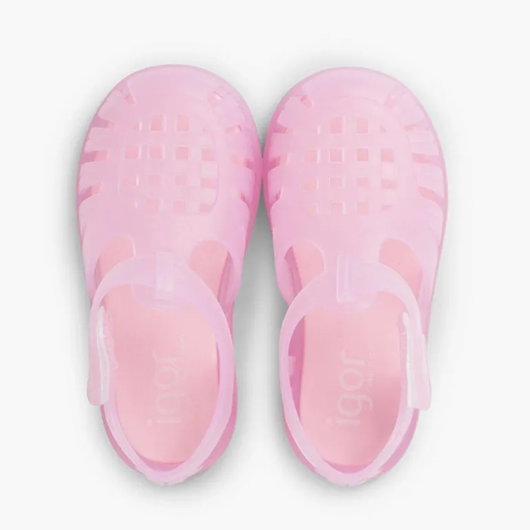 Menino Pisamonas Sandálias De Borracha Com Tiras Aderentes Tobby