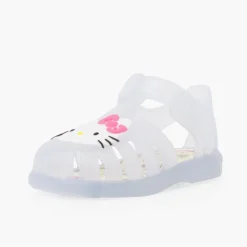 Menino Pisamonas Sandálias De Borracha Hello Kitty Fecho Aderente