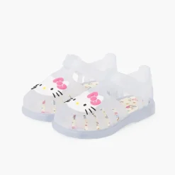 Menino Pisamonas Sandálias De Borracha Hello Kitty Fecho Aderente