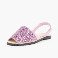 Mulher Pisamonas Sandálias Menorquinas Glitter Menina E Mulher
