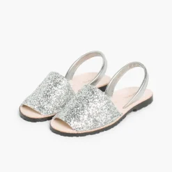 Mulher Pisamonas Sandálias Menorquinas Glitter Menina E Mulher