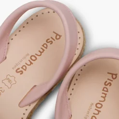 Mulher Pisamonas Sandálias Menorquinas Menina E Mulher Camurca Brilho