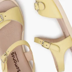 Menina Pisamonas Sandálias Pele Pala Fivela