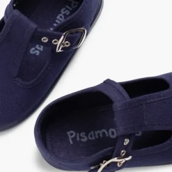 Menino Pisamonas Sapato Pepito Tela Com Fivela