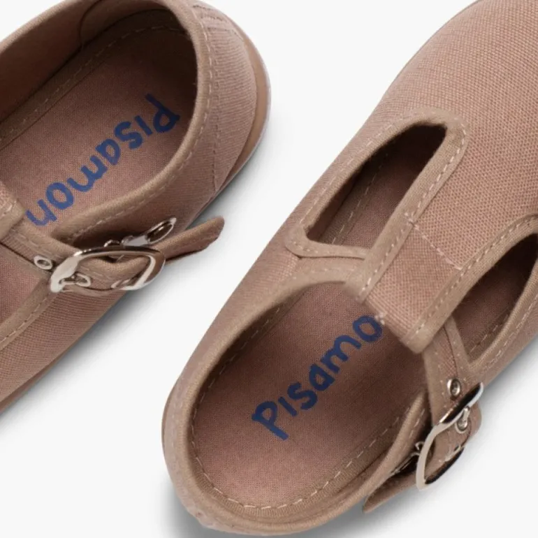Menino Pisamonas Sapato Pepito Tela Com Fivela