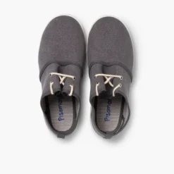 Menino Pisamonas Sapatos Blucher Atacadores Sola De Borracha