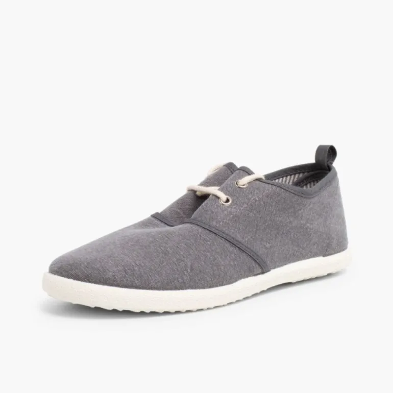 Menino Pisamonas Sapatos Blucher Atacadores Sola De Borracha