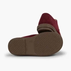 Menina Pisamonas Sapatos Blucher Camurca Franjas Lisos