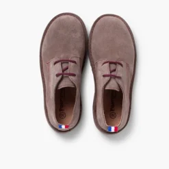 Menina Pisamonas Sapatos Blucher Camurca Sola E Atacadores Cores