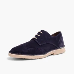 Menino Pisamonas Sapatos Blucher Com Picotado
