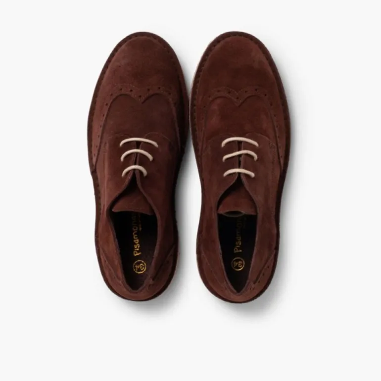 Menino Pisamonas Sapatos Blucher Com Picotado