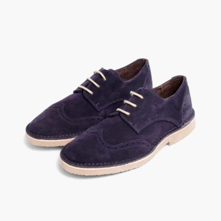 Menino Pisamonas Sapatos Blucher Com Picotado