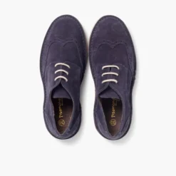 Menino Pisamonas Sapatos Blucher Com Picotado