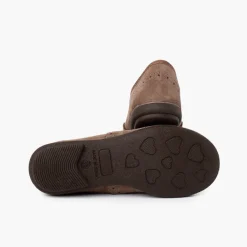 Menina Pisamonas Sapatos Blucher Menina E Mulher Camurca