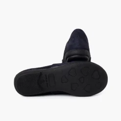 Menina Pisamonas Sapatos Blucher Menina E Mulher Camurca