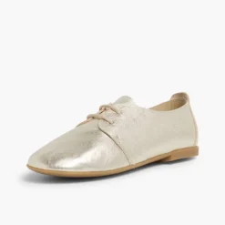 Menina Pisamonas Sapatos Blucher Menina E Mulher Metalizados