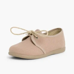 Menina Pisamonas Sapatos Blucher Menino Lona
