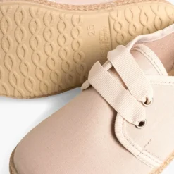 Menino Pisamonas Sapatos Blucher Sola Alpargata Efeito Raso