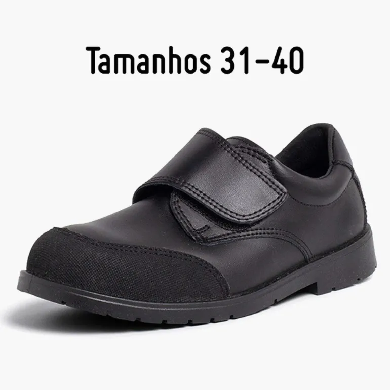 Menino Pisamonas Sapatos Colegiais Lavaveis Menino Com Biqueira Reforcada