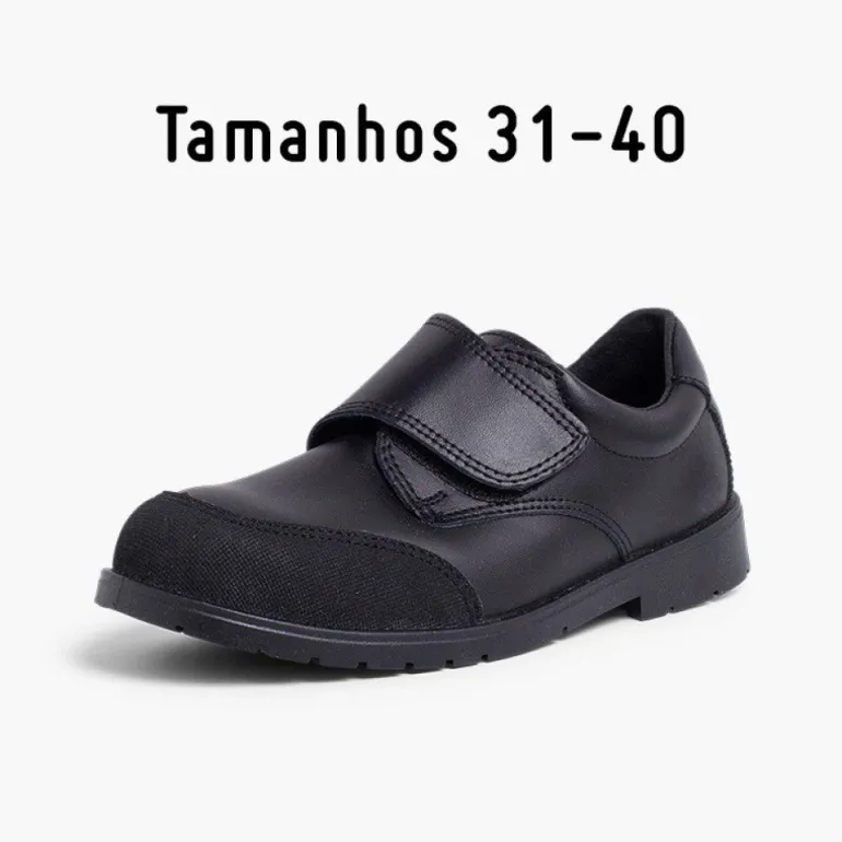 Menino Pisamonas Sapatos Colegiais Lavaveis Menino Com Biqueira Reforcada