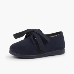 Menina Pisamonas Sapatos Crianca Tipo Blucher Com Laco E Picotados