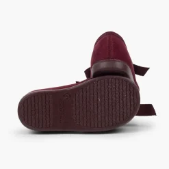 Menina Pisamonas Sapatos Crianca Tipo Blucher Com Laco E Picotados