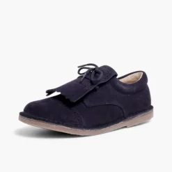 Menina Pisamonas Sapatos De Carneira Com Franjas