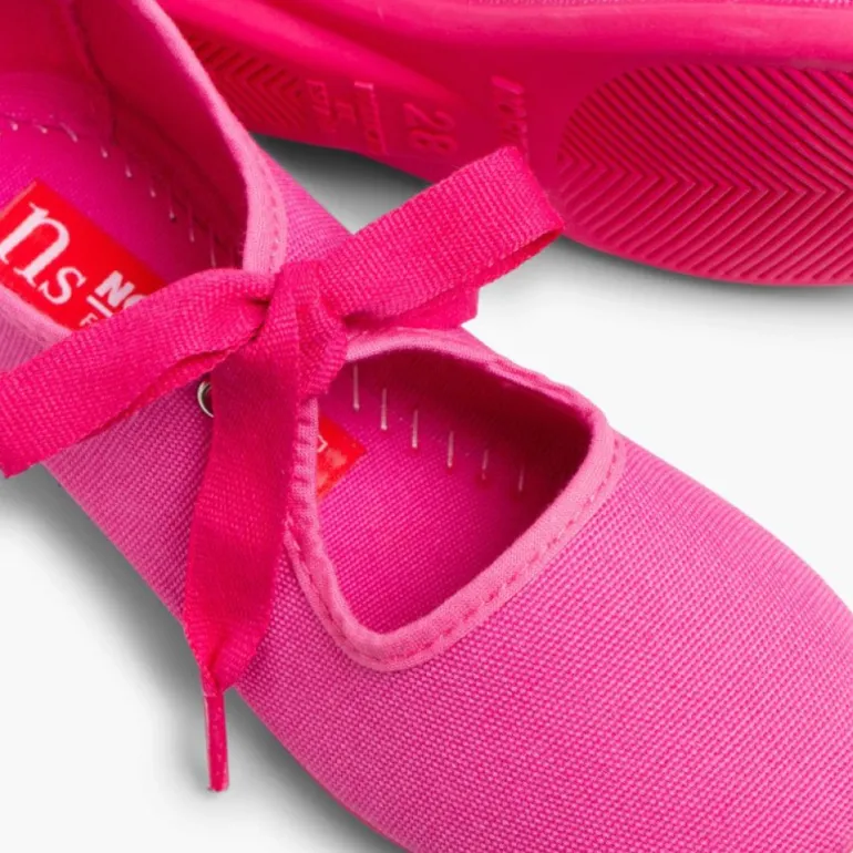 Menina Pisamonas Sapatos De Tela Nortenas Com Laco