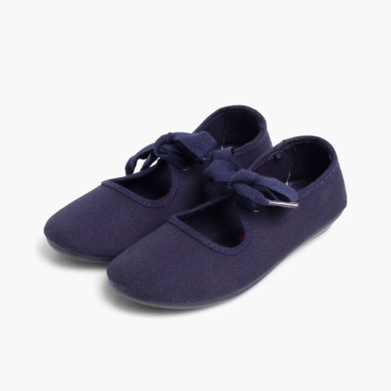 Menina Pisamonas Sapatos De Tela Nortenas Com Laco
