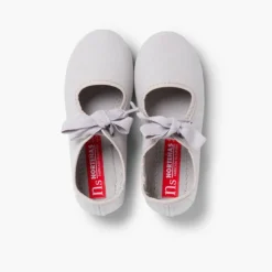 Menina Pisamonas Sapatos De Tela Nortenas Com Laco