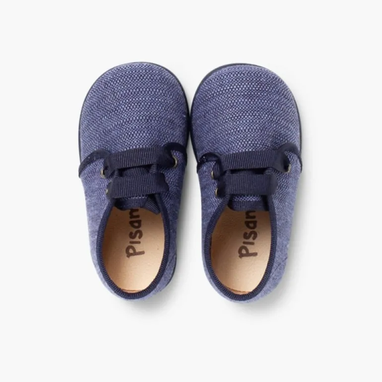 Menino Pisamonas Sapatos De Tela Tipo Blucher Menino