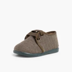 Menino Pisamonas Sapatos De Tela Tipo Blucher Menino