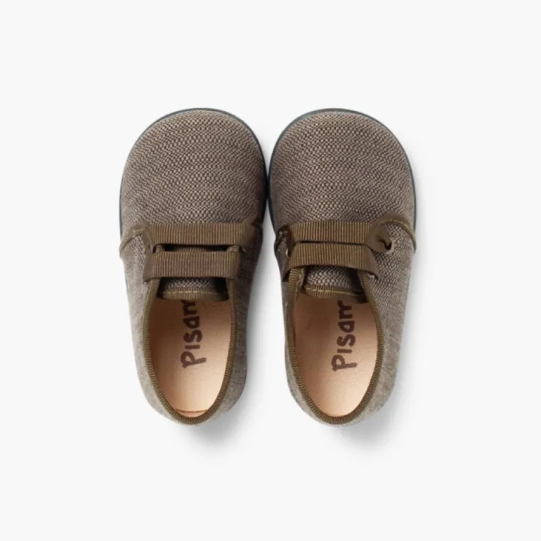 Menino Pisamonas Sapatos De Tela Tipo Blucher Menino