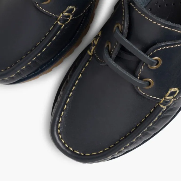 Menino Pisamonas Sapatos De Vela Com Atacadores