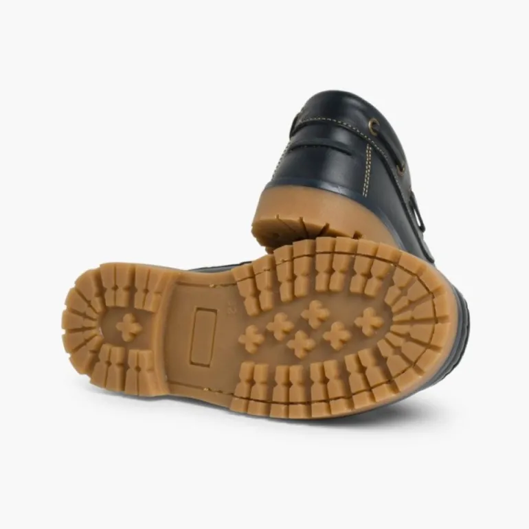 Menino Pisamonas Sapatos De Vela Com Atacadores