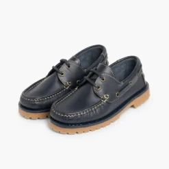 Menino Pisamonas Sapatos De Vela Com Atacadores