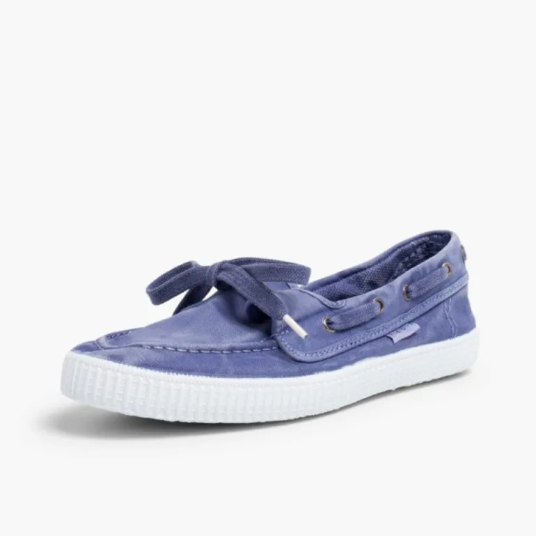 Menina Pisamonas Sapatos De Vela De Lona Com Sola Branca
