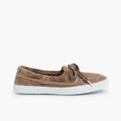 Menina Pisamonas Sapatos De Vela De Lona Com Sola Branca