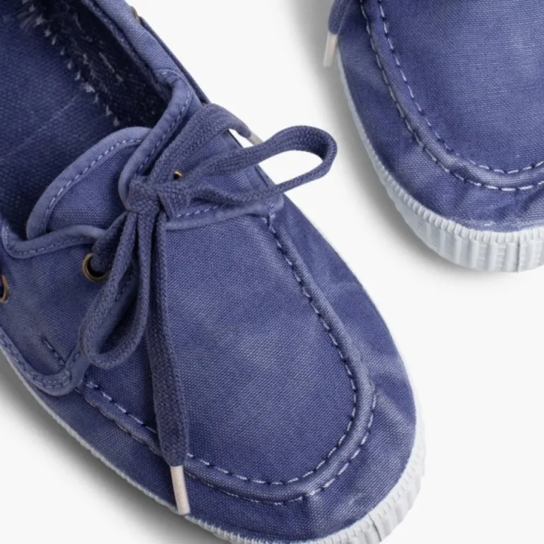 Menina Pisamonas Sapatos De Vela De Lona Com Sola Branca