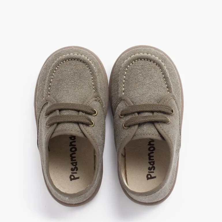 Menino Pisamonas Sapatos De Vela Lona Casual Sport