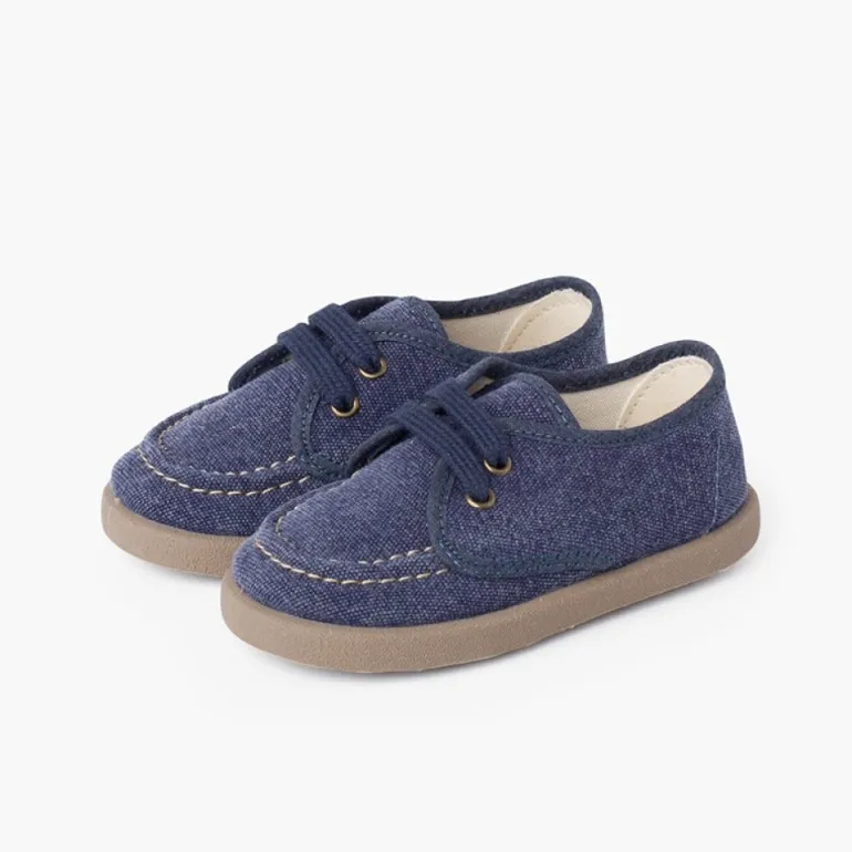 Menino Pisamonas Sapatos De Vela Lona Casual Sport