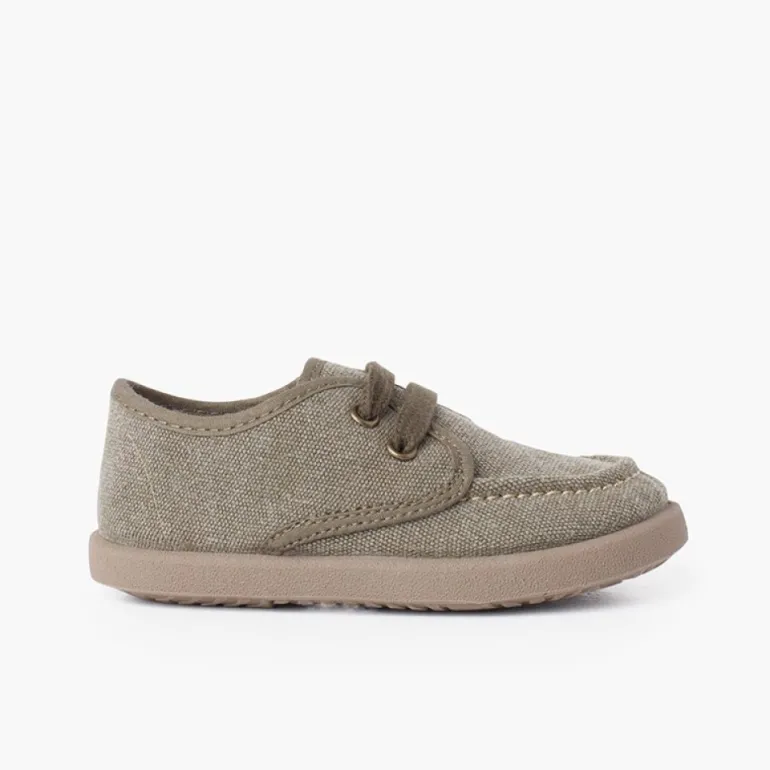 Menino Pisamonas Sapatos De Vela Lona Casual Sport