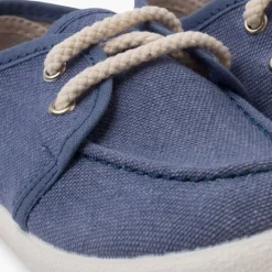 Menino Pisamonas Sapatos De Vela Lona Eco Sola Branca