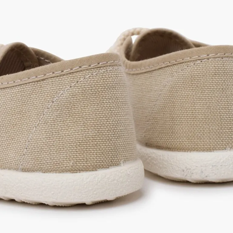 Menino Pisamonas Sapatos De Vela Lona Eco Sola Branca