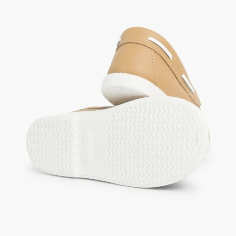 Menino Pisamonas Sapatos De Vela Pele Lavavel