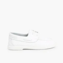Menino Pisamonas Sapatos De Vela Pele Lavavel
