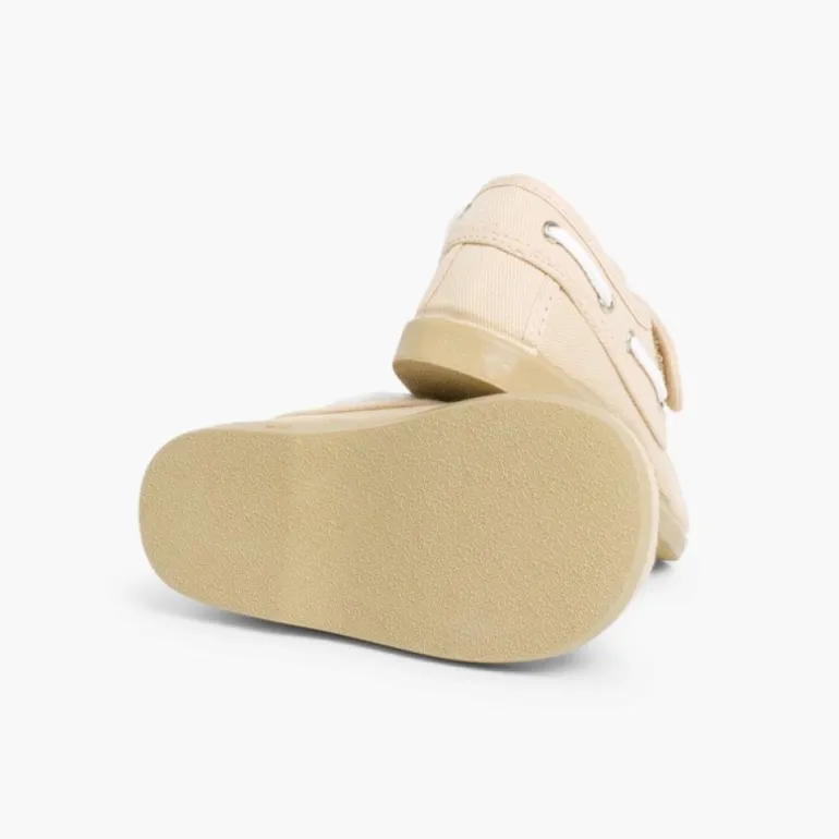 Menino Pisamonas Sapatos De Vela Tela Fecho Tiras Aderentes